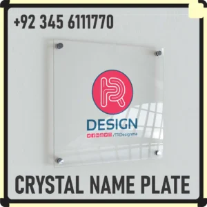 Crystal House Name Plate