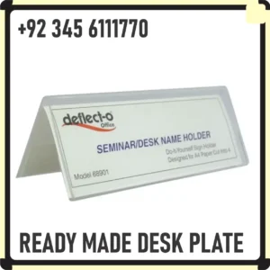 Ready Made Desk Plate