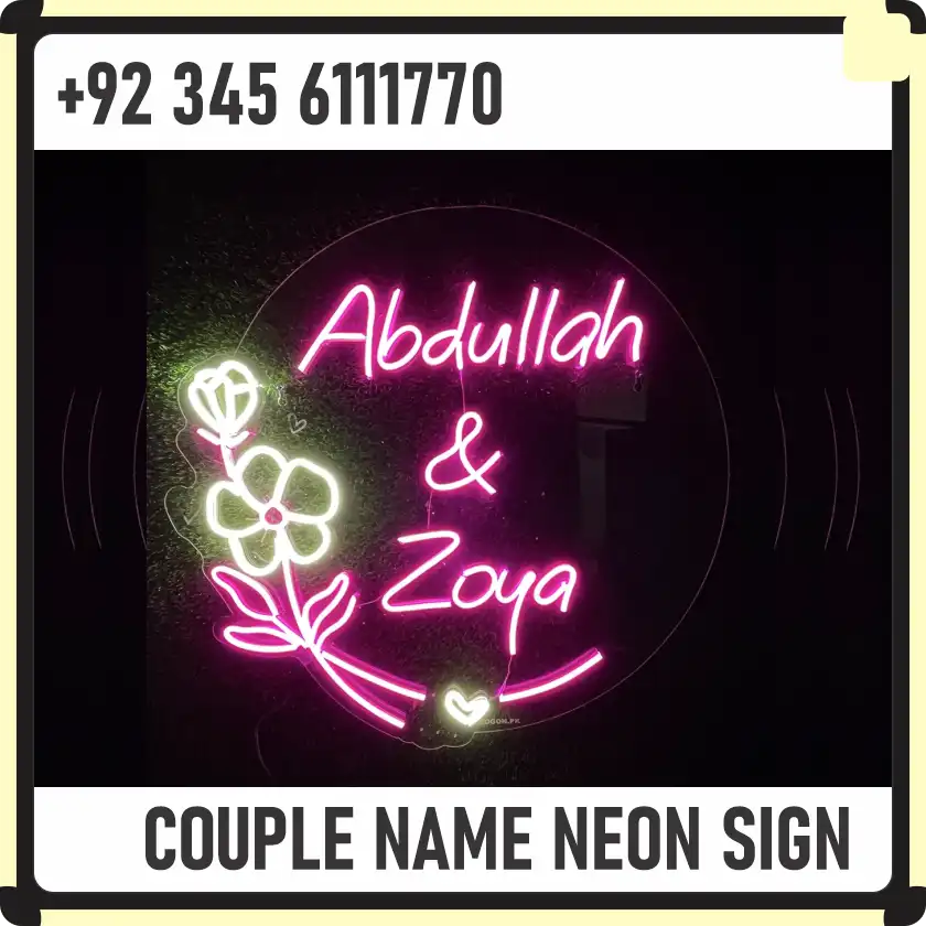 Couple Name Neon Signs
